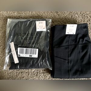 Victorias Secret Women’s Essential Sport Medium Long Black Legging New